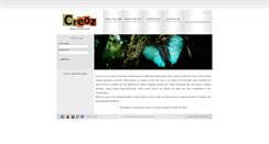 Desktop Screenshot of creoz.co.uk